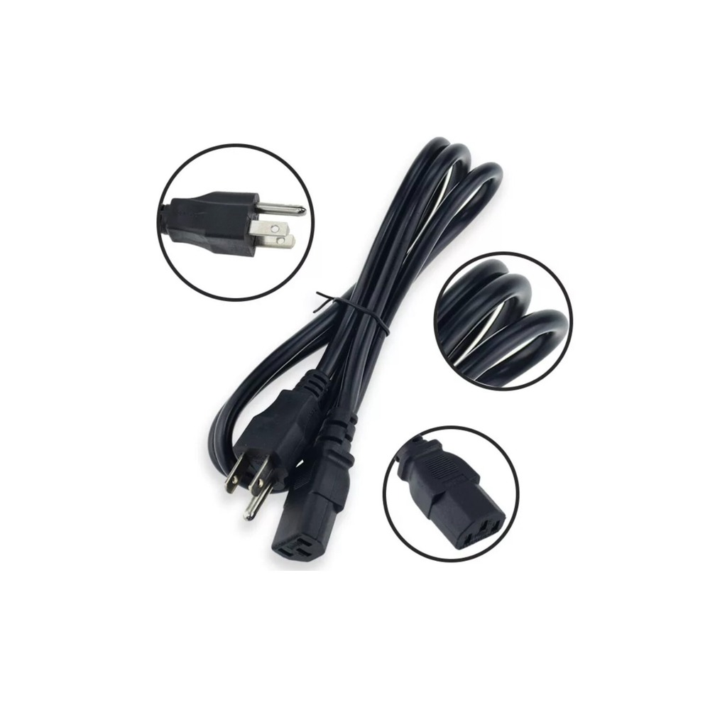 Power Cord for Vizio TV Model VL420M 6 ft 3-Prong - Picture 4 of 9